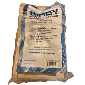 Kirby Micron Magic Vacuum Bags G4 G5 Gsix 8 Pack Open Package